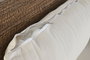 DKD Home Decor Cama Banana 1c25 Natural de Fibra de Banana y Teca, Desmontable, 220 x 192 x 92 cm (Capacidad 180x200)