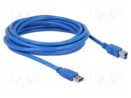 DeLOCK Cable USB 3.0 Tipo A a Tipo B 5 m Azul