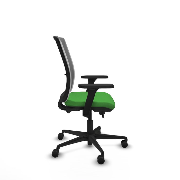 PIQUERAS Y CRESPO Silla de oficina Haches con mecanismo Sincro/Traslack, Verde y Gris PIQUERAS Y CRESPO Silla de oficina Haches con mecanismo Sincro/Traslack, Verde y Gris