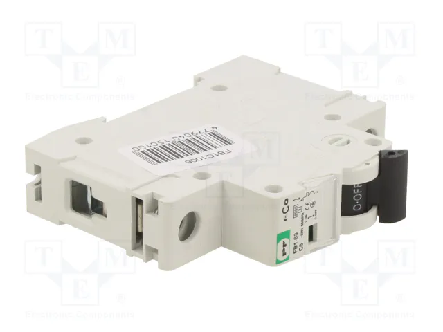 Promfactor Baltic Interruptor magnetotérmico ECO 1 Polo 6A Curva C Promfactor Baltic Interruptor magnetotérmico ECO 1 Polo 6A Curva C