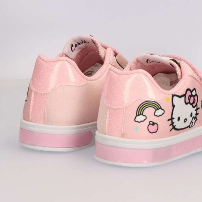 Cerdá Zapatilla Loneta Hello Kitty con Luces T029 - Pink