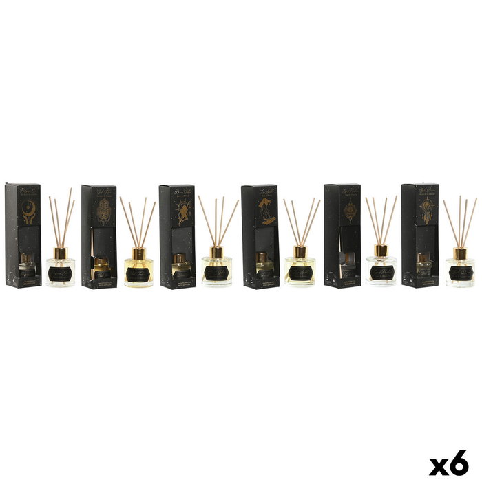 DKD Home Decor Ambientador Mikado Cristal Surtido de 6 Unidades