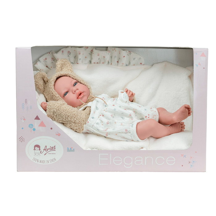 Muñecas Arias Elegance Andie Beige 40 cm con Cojín