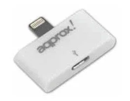 Approx Adaptador Lightning a micro USB Blanco appC01