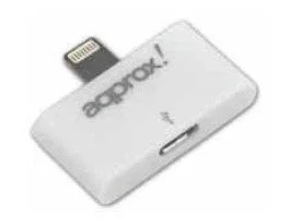Approx Adaptador Lightning a micro USB Blanco appC01