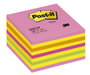Post-It Cubo de Notas Adhesivas 76x76 mm Colores Neón y Pastel