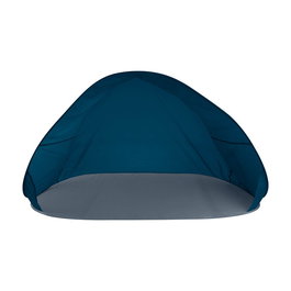 Outfit Tienda de Playa Pop-Up Plegable, No Requiere Ensamblaje, Azul/Gris, 140 x 98 x 75 cm