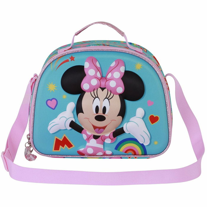 Karactermania Bolsa Portamerienda 3D Minnie Mouse Turquesa Karactermania Bolsa Portamerienda 3D Minnie Mouse Turquesa