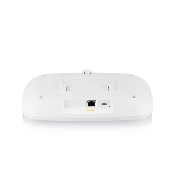 Zyxel NWA110BE Punto de Acceso Interior WiFi 7 BE6500 con Puerto LAN 2.5G, Doble Radio, PoE+, para Oficinas y Negocios
