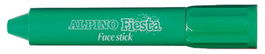 Maquillaje Alpino Fiesta Face Stick Barra De 5 Gr. Verde (Set de 6)