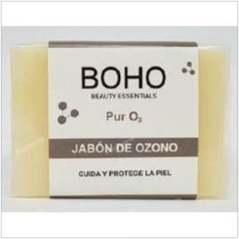 BOHO Jabón en Pastilla Ozono 100Gr con Aceites de Oliva y Girasol Ozonizados