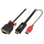 Lindy Cable Adaptador HDMI a VGA Negro 2,0m