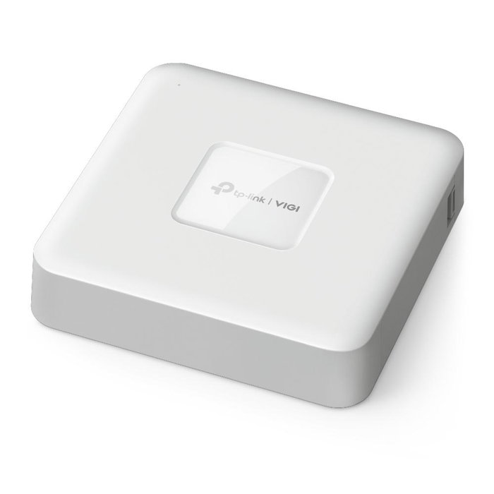 TP-Link VIGI NVR1104H-4P Grabador de vídeo en red PoE de 4 canales, Blanco