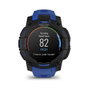 Garmin Instinct 3 Reloj Inteligente GPS AMOLED Negro 45 mm con Banda de Silicona Azul Bolt y Negro, Resistencia al Agua 10 ATM, Seguimiento de Actividad Multideporte