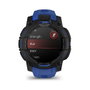 Garmin Instinct 3 Reloj Inteligente GPS AMOLED Negro 45 mm con Banda de Silicona Azul Bolt y Negro, Resistencia al Agua 10 ATM, Seguimiento de Actividad Multideporte