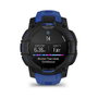 Garmin Instinct 3 Reloj Inteligente GPS AMOLED Negro 45 mm con Banda de Silicona Azul Bolt y Negro, Resistencia al Agua 10 ATM, Seguimiento de Actividad Multideporte