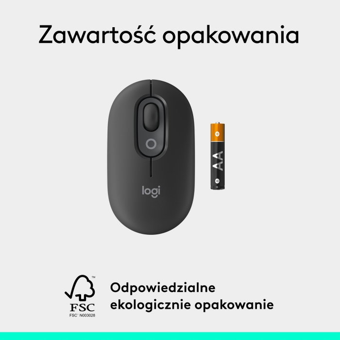 Logitech POP Mouse Grafito