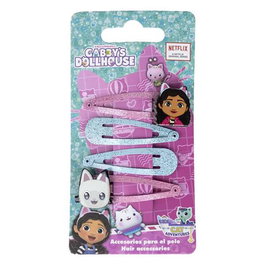 Cerdá Accesorios Pelo Clips Gabby's Dollhouse 4 Piezas Rosa