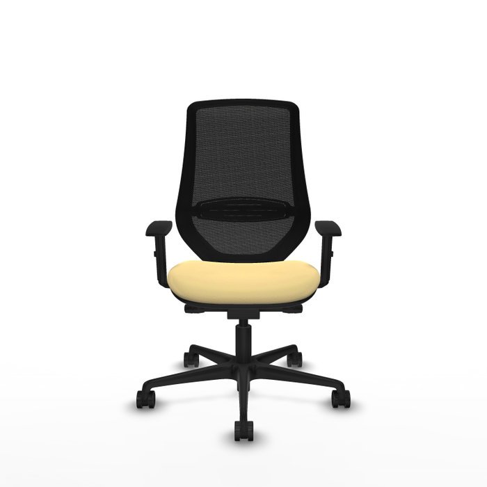 PIQUERAS Y CRESPO Silla de oficina Mardos con mecanismo Sincro/Traslack Crema y Negro PIQUERAS Y CRESPO Silla de oficina Mardos con mecanismo Sincro/Traslack Crema y Negro