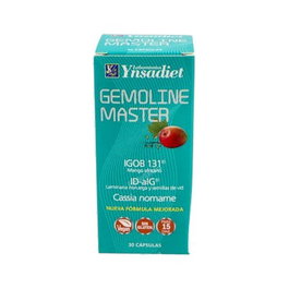 Ynsadiet Gemoline Master 30 Cápsulas - Complemento Alimenticio para Control del Peso con Aceite de Linaza, Mango Africano y Algas Noruegas