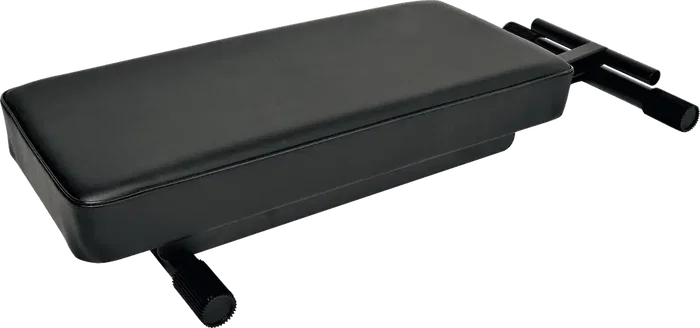 Quiklok Banqueta Piano X "Basic" Negro Imitación Cuero Altura Ajustable 480-580mm Plegable