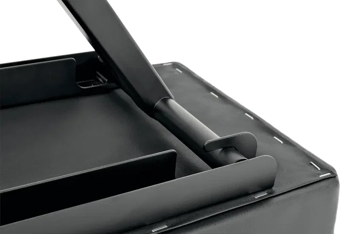 Quiklok Banqueta Piano X "Basic" Negro Imitación Cuero Altura Ajustable 480-580mm Plegable