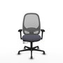 PIQUERAS Y CRESPO Silla de oficina Cilanco Gris con Brazos 3D