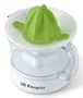 Orbegozo EP 1510 Exprimidor Eléctrico de Tomates, 25W, Capacidad 0.5L, Rotación Bidireccional, Incluye 2 Conos, Accesorios Lavavajillas, Color Verde Transparente y Blanco