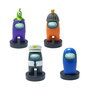 Bizak Figuras Among Us S2 Caja Pack con 4 figuras y 16 modelos para coleccionar