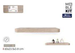 Moblekit Estante Flotante Oak SVEN 60x23.5x3.8 cm