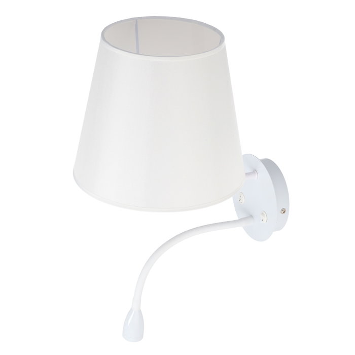 Lumina Aplique de pared E27 con foco LED de lectura 3W
