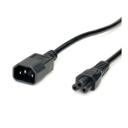 Cable de alimentación 19.99.1119 C14 a C5, negro, 1,8 m