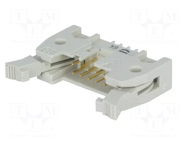 HARTING Conector IDC SEK de 10 pines, recto, THT, gris