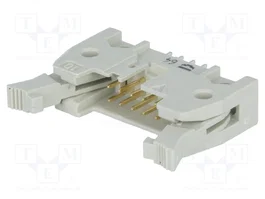 HARTING Conector IDC SEK de 10 pines, recto, THT, gris