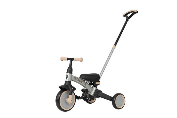 Ociotrends Bicicleta 3 en 1 Triciclo Empuje Equilibrio - Desde 2 años - 10 Pulgadas