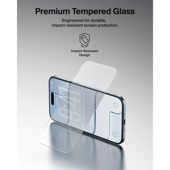 Belkin Protector de Pantalla de Cristal Templado para iPhone Air (2 unidades) Belkin Protector de Pantalla de Cristal Templado para iPhone Air (2 unidades)