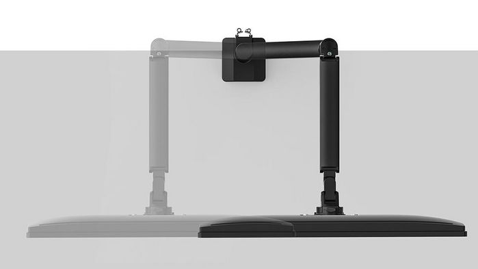 Neomounts DS70-250BL1 Brazo de monitor de 17-35 pulgadas, resorte de gas, Negro