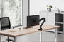 Neomounts DS70-250BL1 Brazo de monitor de 17-35 pulgadas, resorte de gas, Negro
