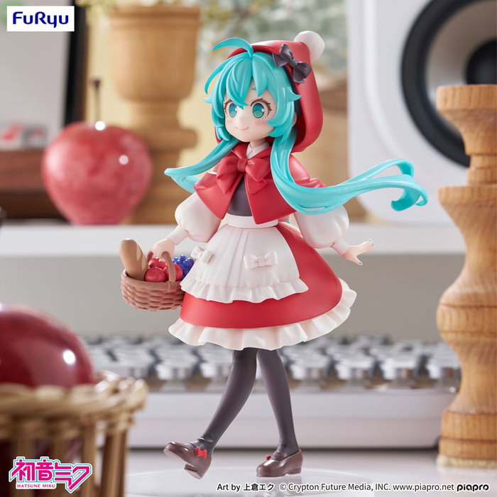Furyu Hatsune Miku Estatua Desktop Fairy Little Red Riding Hood Ver.