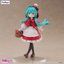 Furyu Hatsune Miku Estatua Desktop Fairy Little Red Riding Hood Ver.