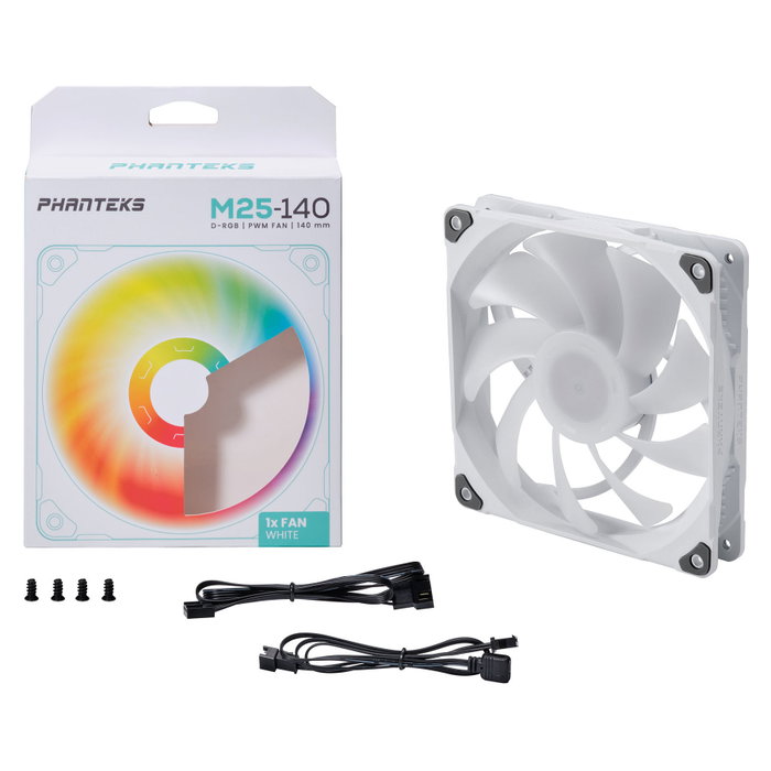 Phanteks M25 RGB Blanco 140mm Phanteks M25 RGB Blanco 140mm