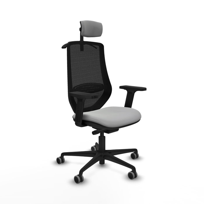PIQUERAS Y CRESPO Silla de oficina Mardos Gris claro/Negro PIQUERAS Y CRESPO Silla de oficina Mardos Gris claro/Negro