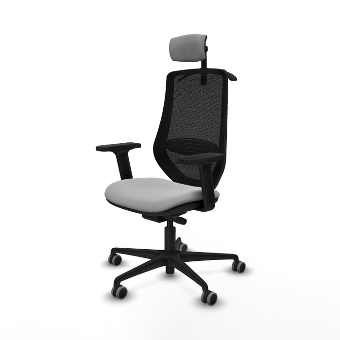 PIQUERAS Y CRESPO Silla de oficina Mardos Gris claro/Negro PIQUERAS Y CRESPO Silla de oficina Mardos Gris claro/Negro