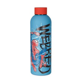 KIDS LICENSING Botella de Acero Inoxidable Spiderman Marvel 800ml