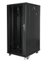 Lanberg Armario Rack Independiente 27U 600x800 Negro con Puerta de Vidrio