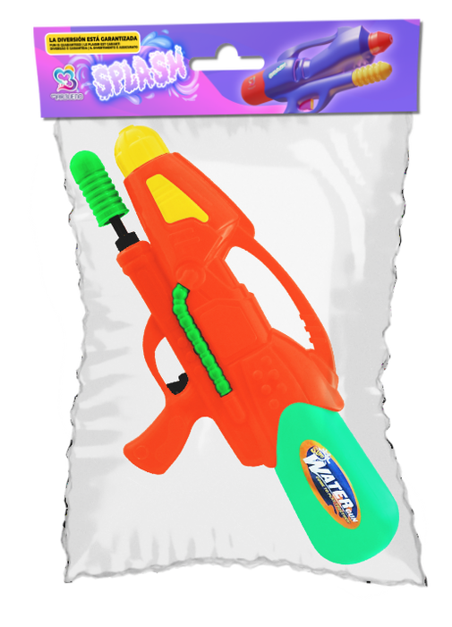 Marbueno Pistola de Agua de Plástico Presión de Aire Color Surtido 50x24,5 cm Jardín, Playa y Piscina MARBUENO SUMMER 10135