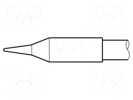 JBC TOOLS Pico de soldadura cono prolongado 0,6mm