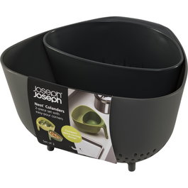 Joseph Joseph Nest Coladores Gris, 2 piezas