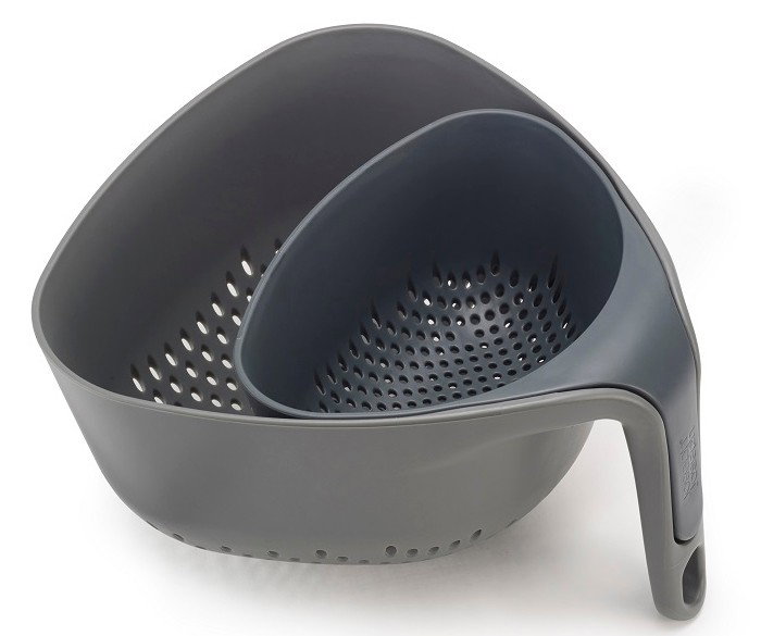 Joseph Joseph Nest Coladores Gris, 2 piezas