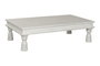 DKD Home Decor Mesa de Centro de Madera Decapé Blanco 170x102x47